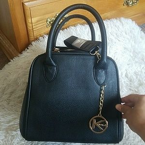 Black structured purse!